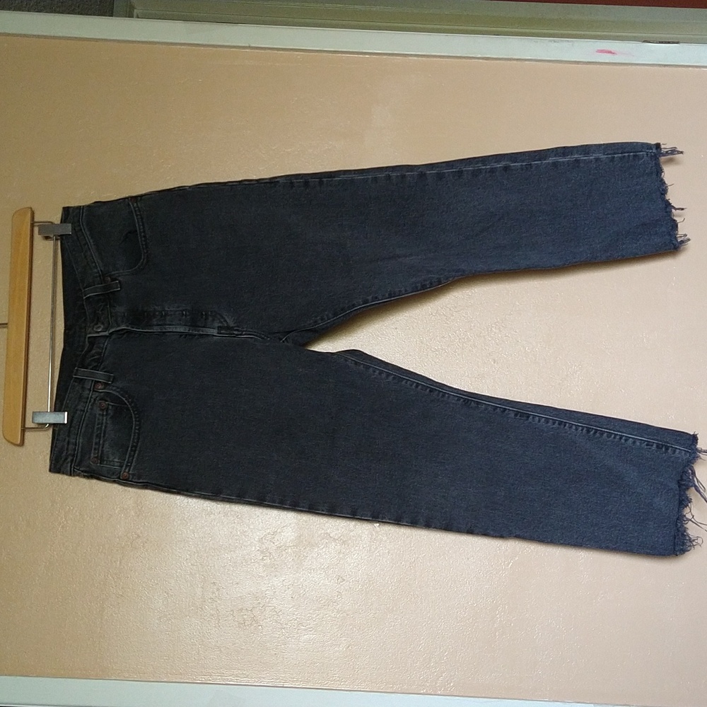 Levis Women's 501 Gray Jeans Size 31x26